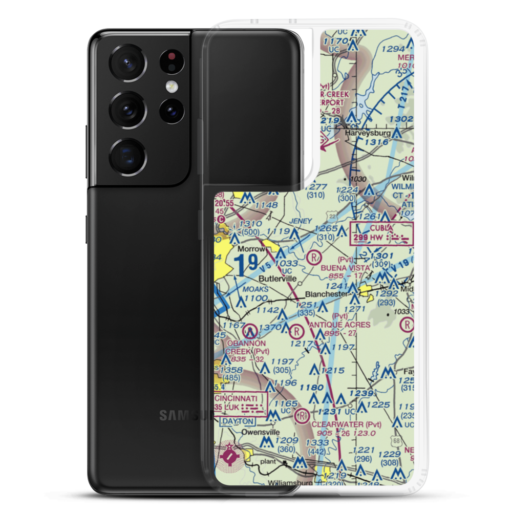 Buena Vista Farm Airport (OA12) VFR Sectional Samsung Case Samsung Galaxy S21 Ultra model shown