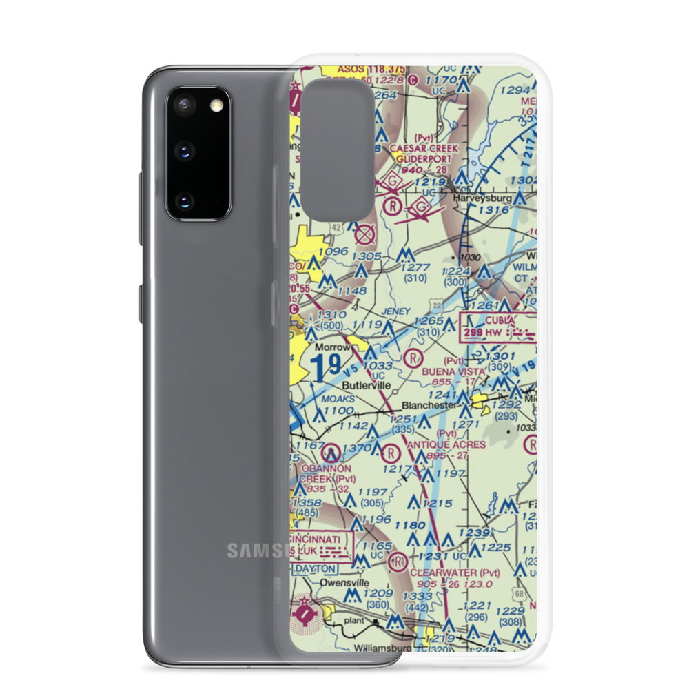 Buena Vista Farm Airport (OA12) VFR Sectional Samsung Case Samsung Galaxy S20 model shown
