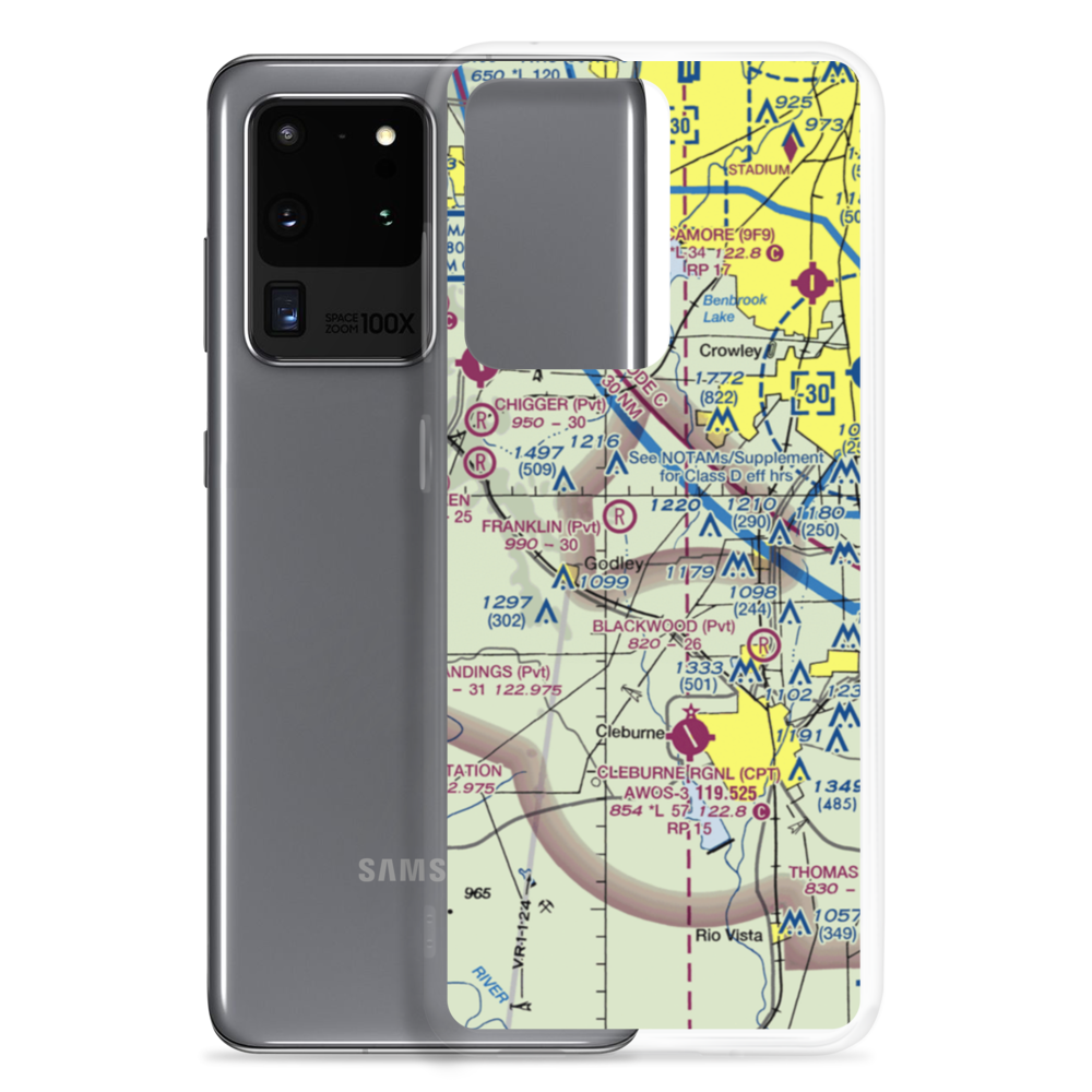 Buffalo Chips Airpark (TE45) VFR Sectional Samsung Case Samsung Galaxy S20 Ultra model shown