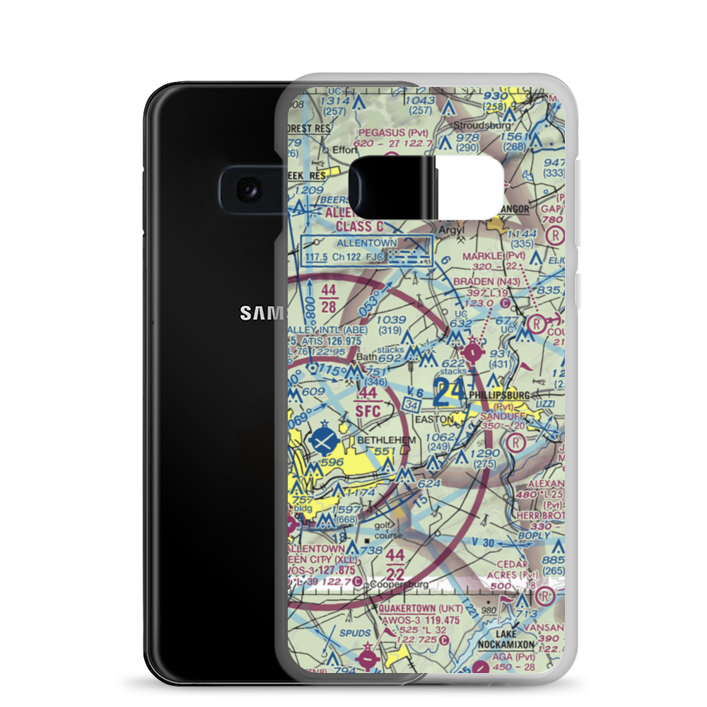 Bugs Airport (PA68) VFR Sectional Samsung Case Samsung Galaxy S10e model shown