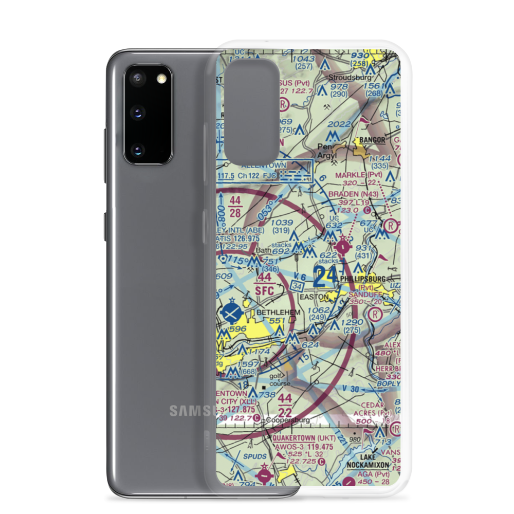 Bugs Airport (PA68) VFR Sectional Samsung Case Samsung Galaxy S20 model shown