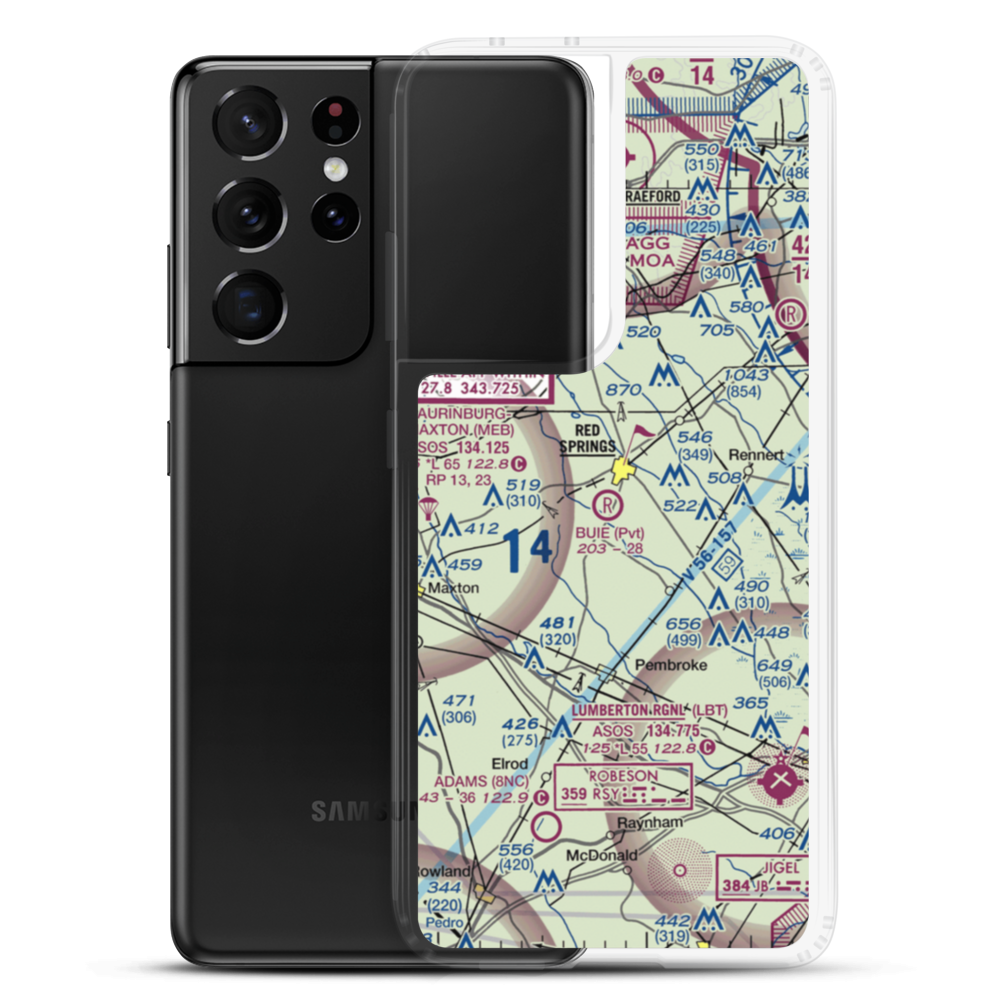 Buie Field (9NR8) VFR Sectional Samsung Case Samsung Galaxy S21 Ultra model shown