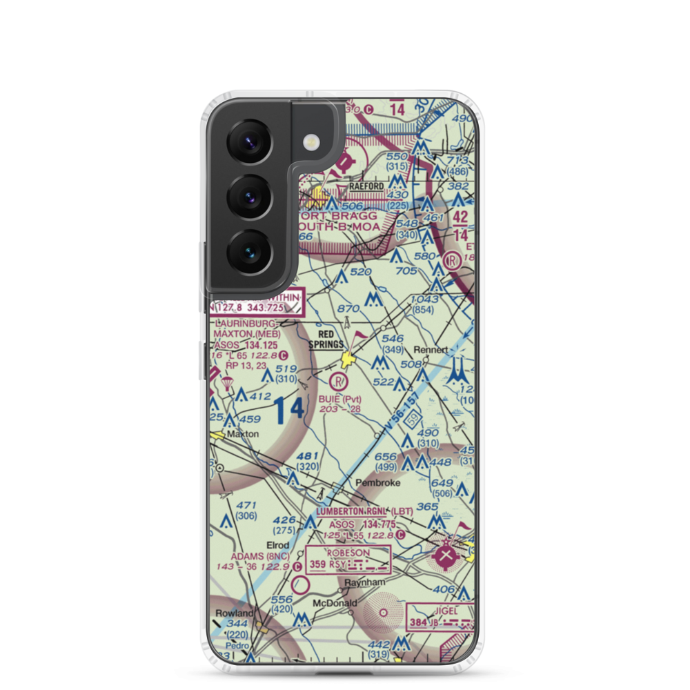 Buie Field (9NR8) VFR Sectional Samsung Case Samsung Galaxy S22 model shown