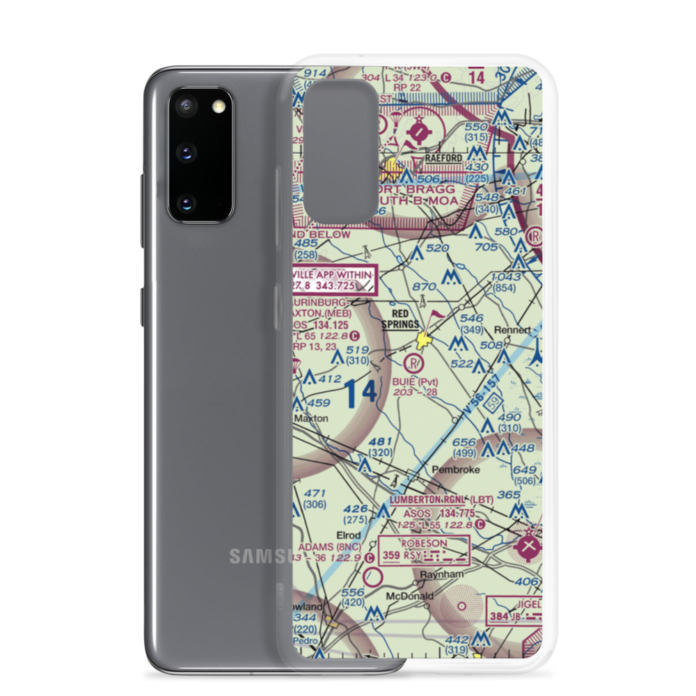 Buie Field (9NR8) VFR Sectional Samsung Case Samsung Galaxy S20 model shown