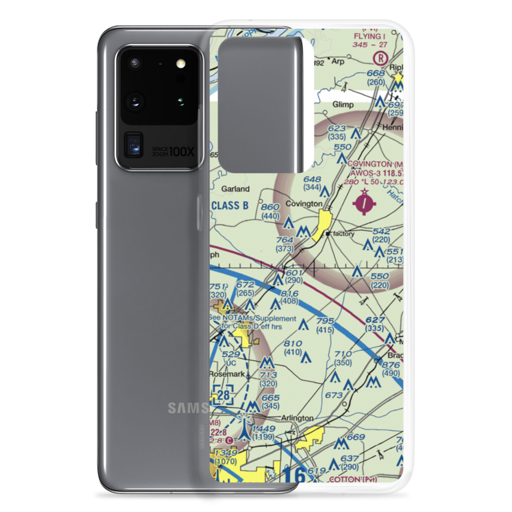 Bull Run Airport (8TN9) VFR Sectional Samsung Case Samsung Galaxy S20 Ultra model shown