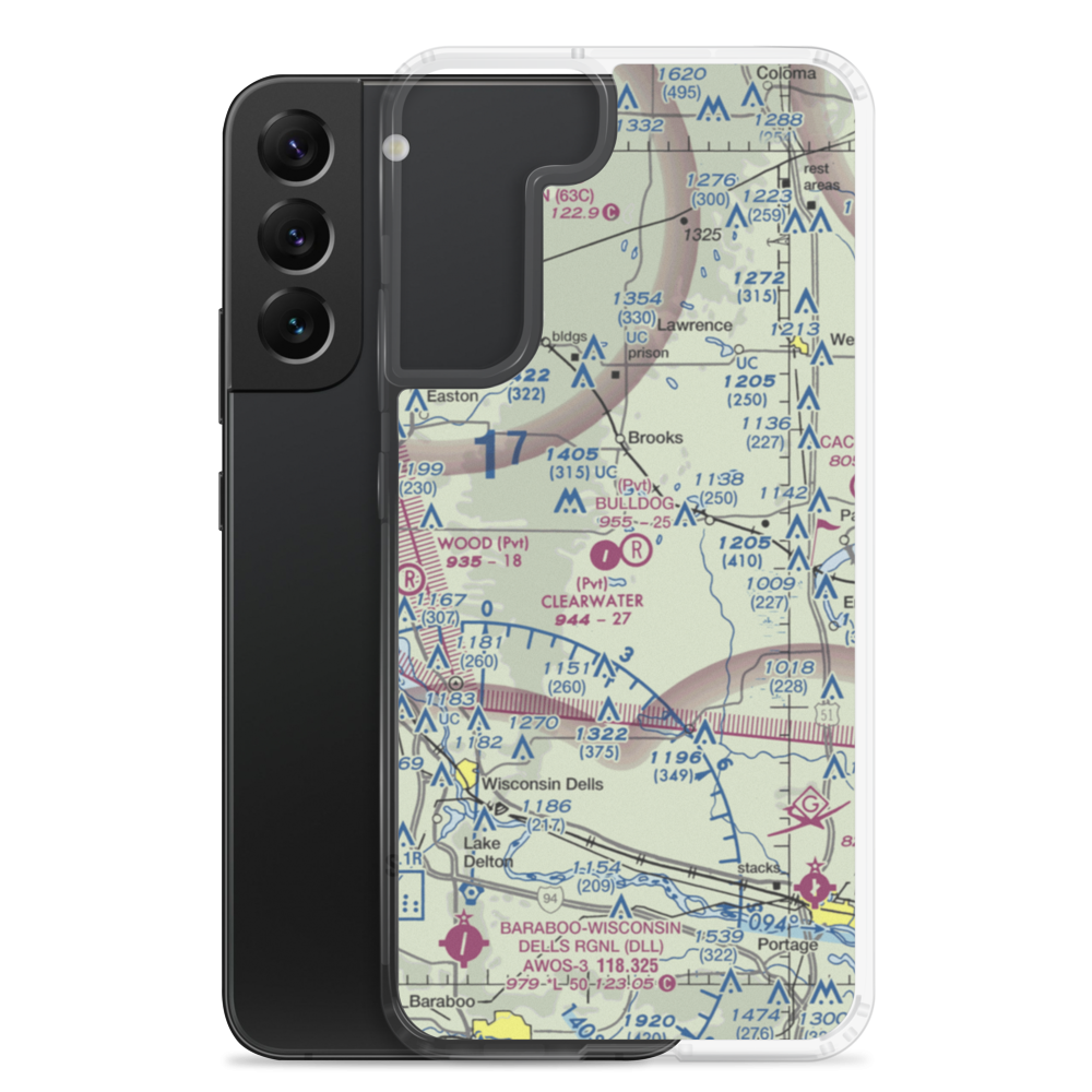Bulldog Ranch Airport (2WI9) VFR Sectional Samsung Case Samsung Galaxy S22 Plus model shown