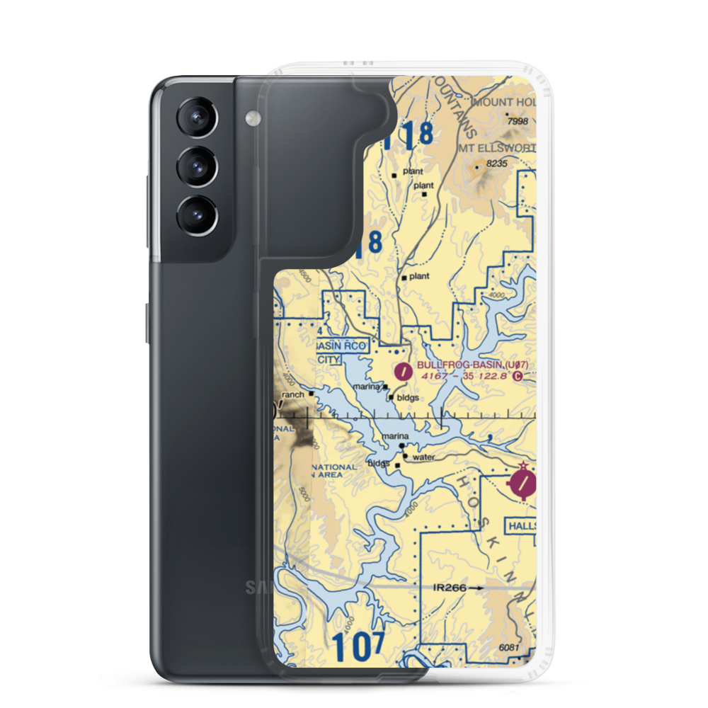 Bullfrog Basin Airport (U07) VFR Sectional Samsung Case Samsung Galaxy S21 model shown