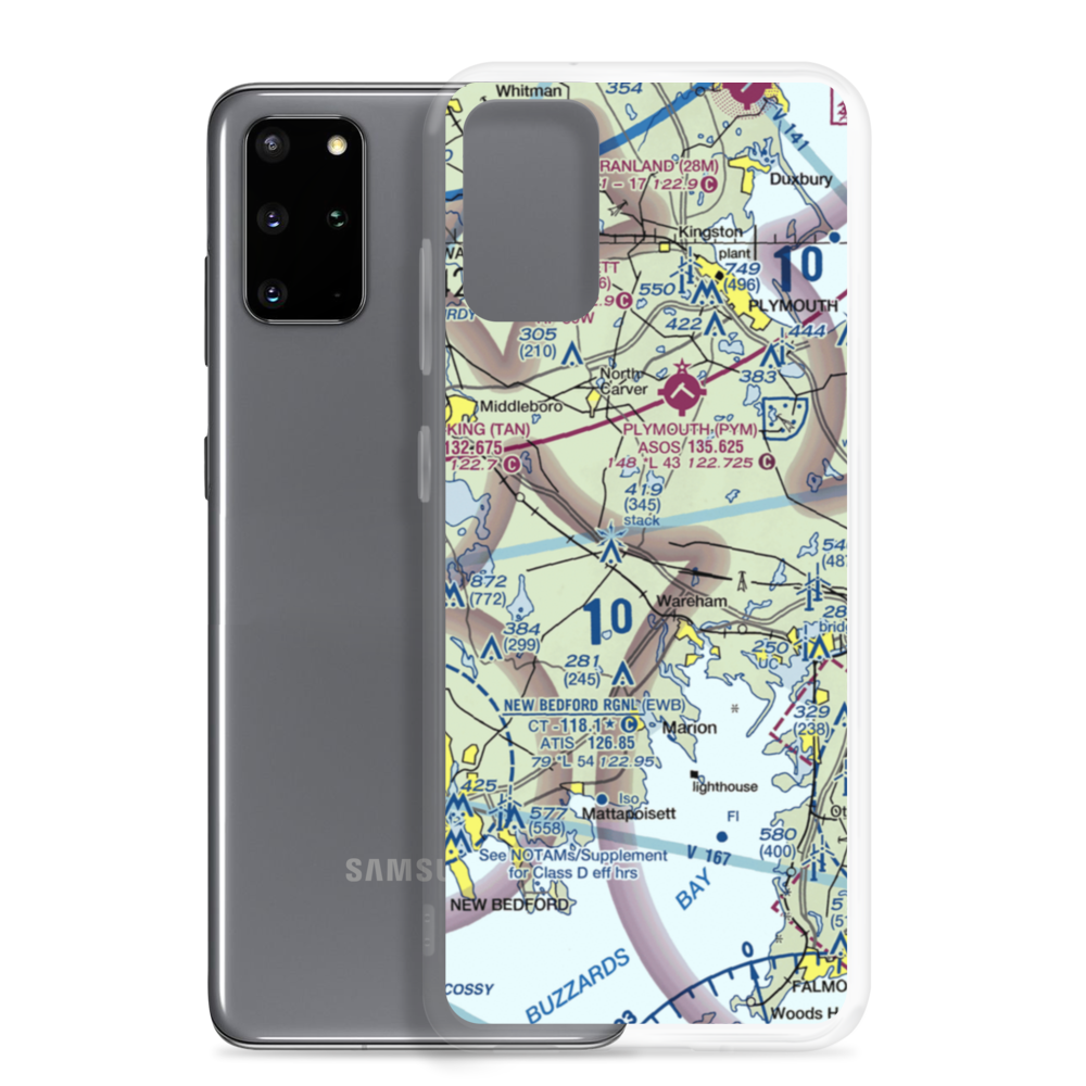Bulljump Airport (11MA) VFR Sectional Samsung Case Samsung Galaxy S20 Plus model shown