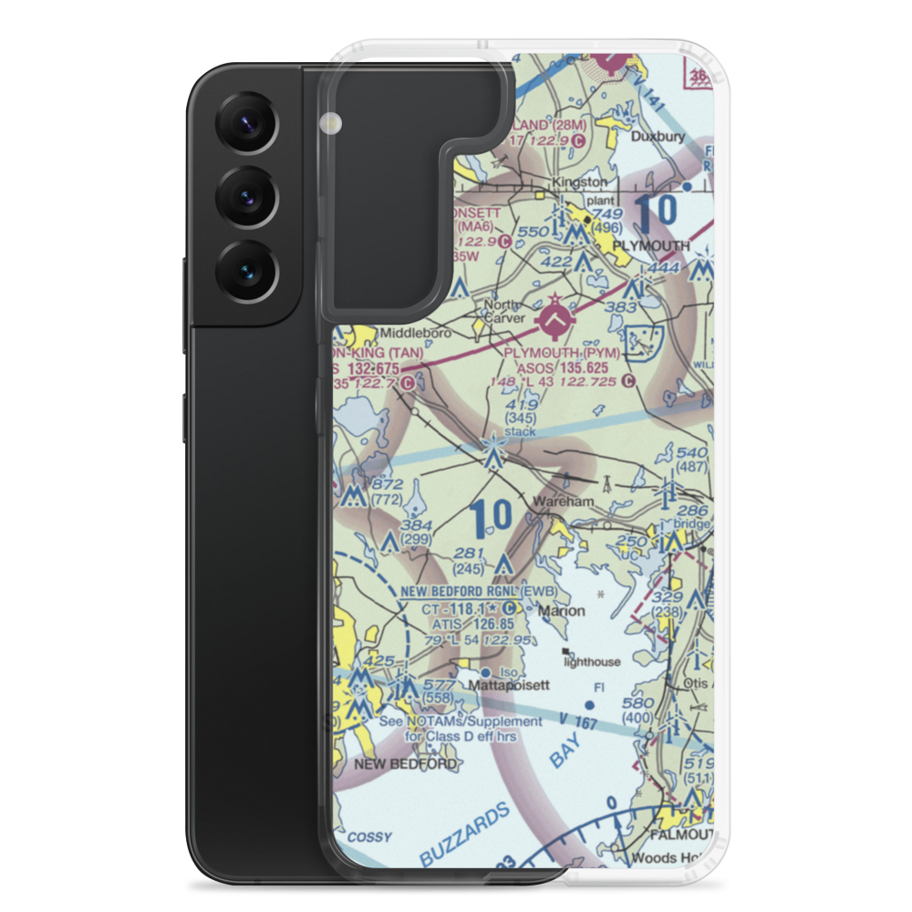 Bulljump Airport (11MA) VFR Sectional Samsung Case Samsung Galaxy S22 Plus model shown
