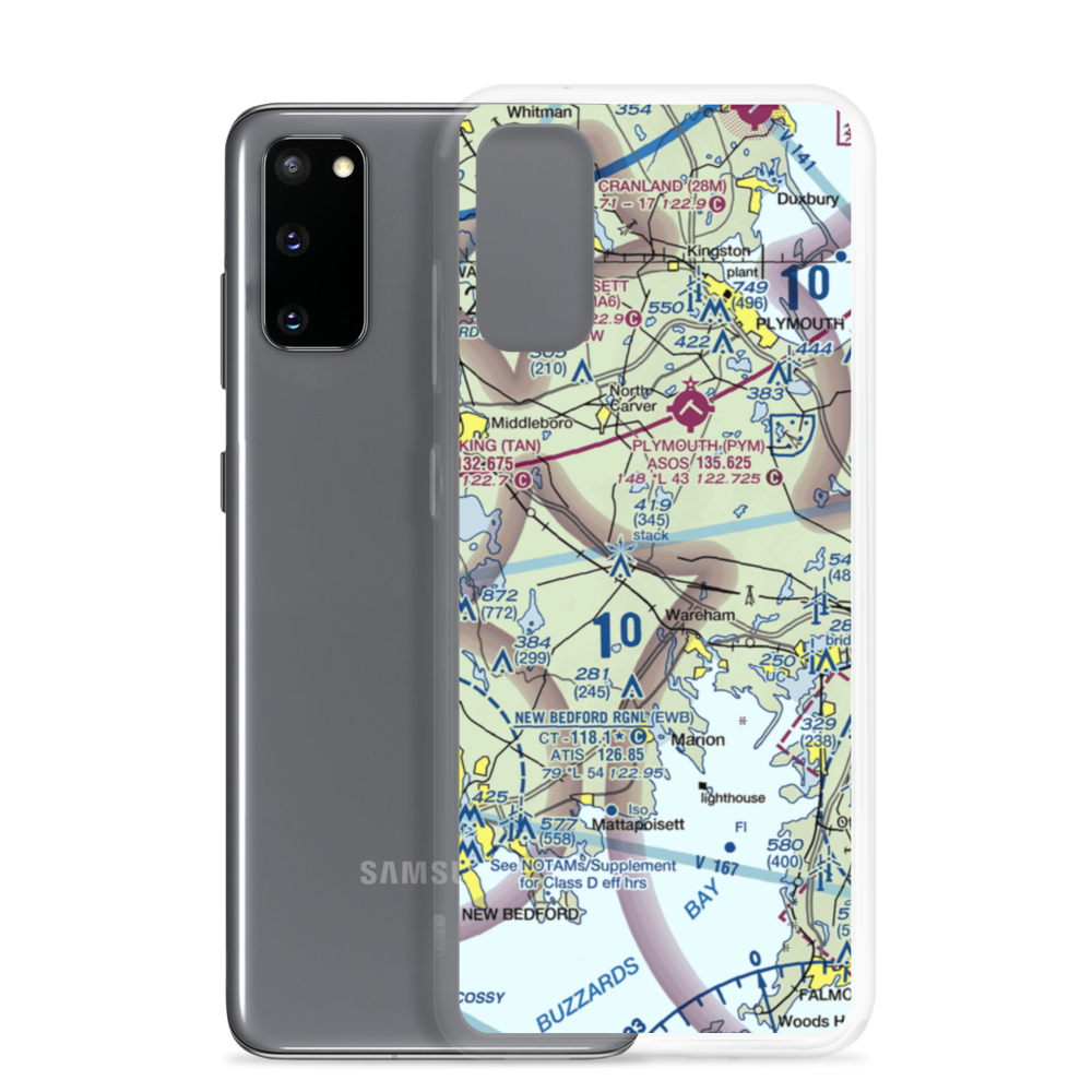 Bulljump Airport (11MA) VFR Sectional Samsung Case Samsung Galaxy S20 model shown