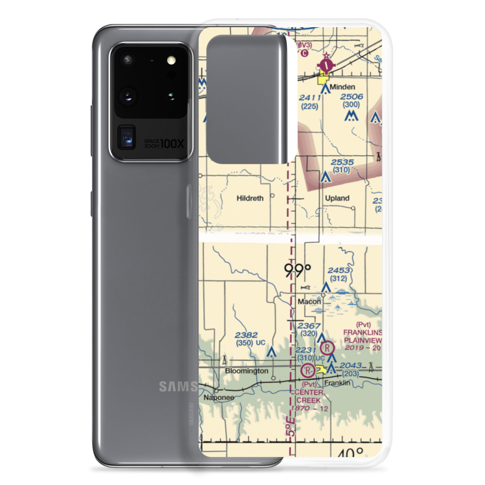 Bunger Field (81NE) VFR Sectional Samsung Case Samsung Galaxy S20 Ultra model shown
