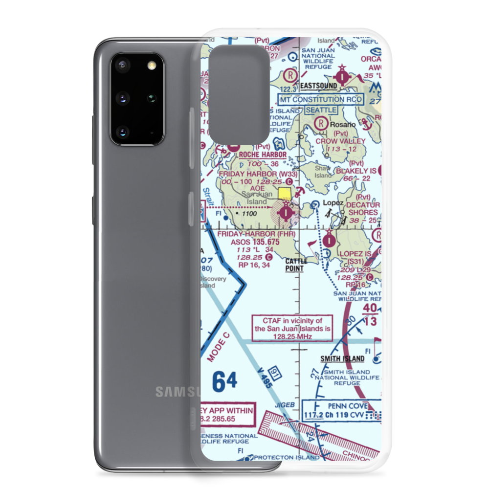 Burden Field-(Rabbit Run) Airport (61WA) VFR Sectional Samsung Case Samsung Galaxy S20 Plus model shown