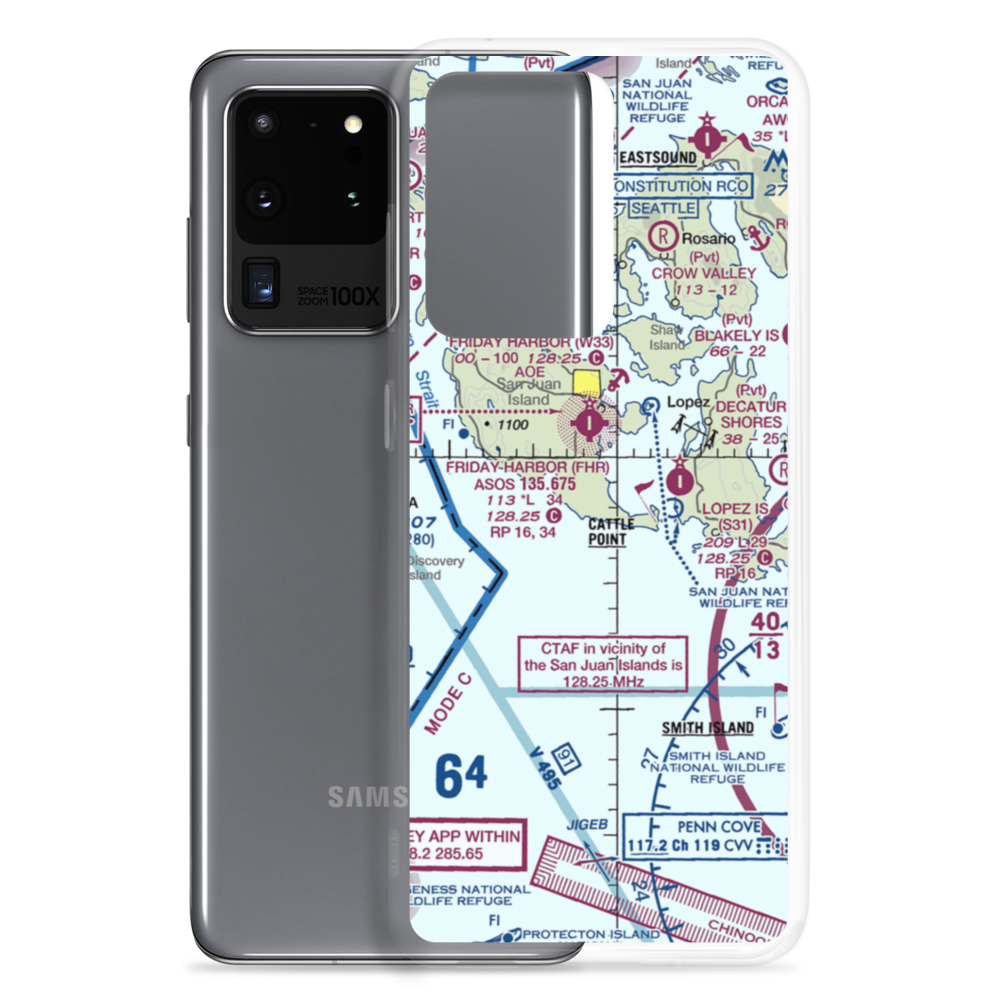 Burden Field-(Rabbit Run) Airport (61WA) VFR Sectional Samsung Case Samsung Galaxy S20 Ultra model shown