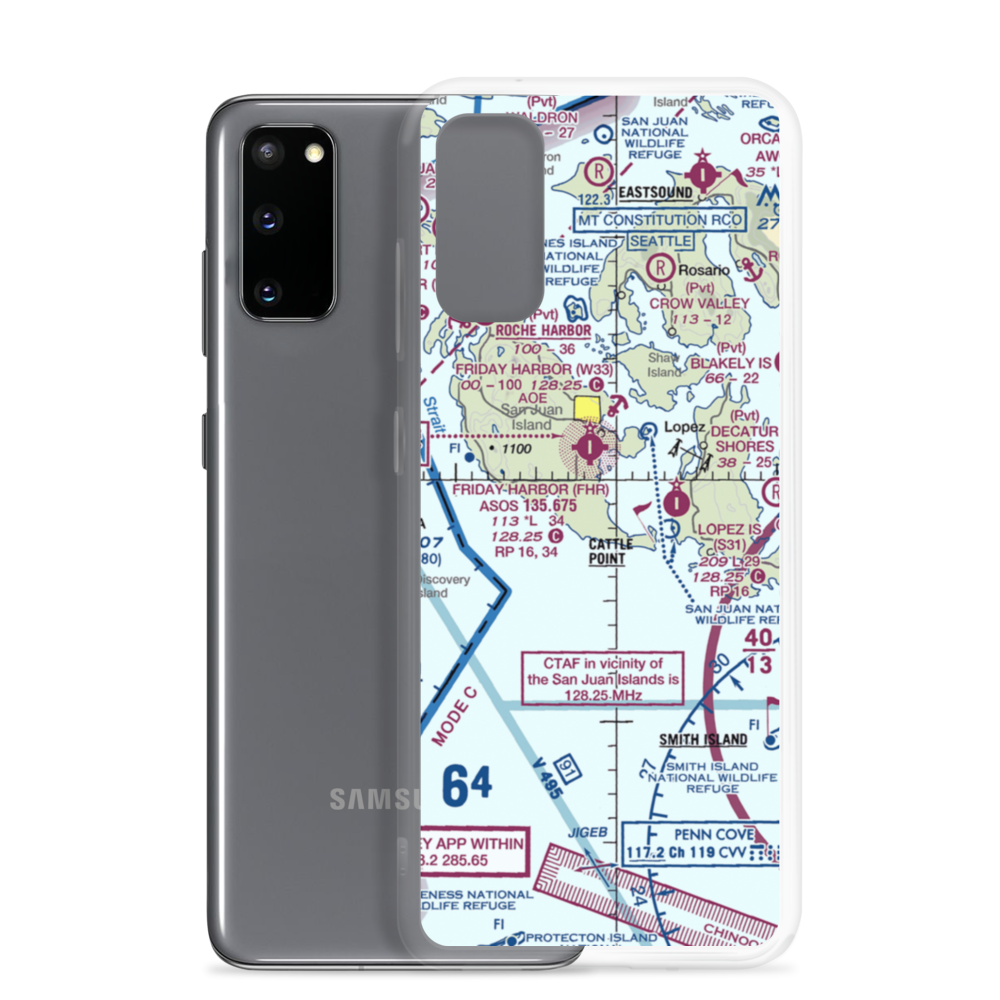 Burden Field-(Rabbit Run) Airport (61WA) VFR Sectional Samsung Case Samsung Galaxy S20 model shown