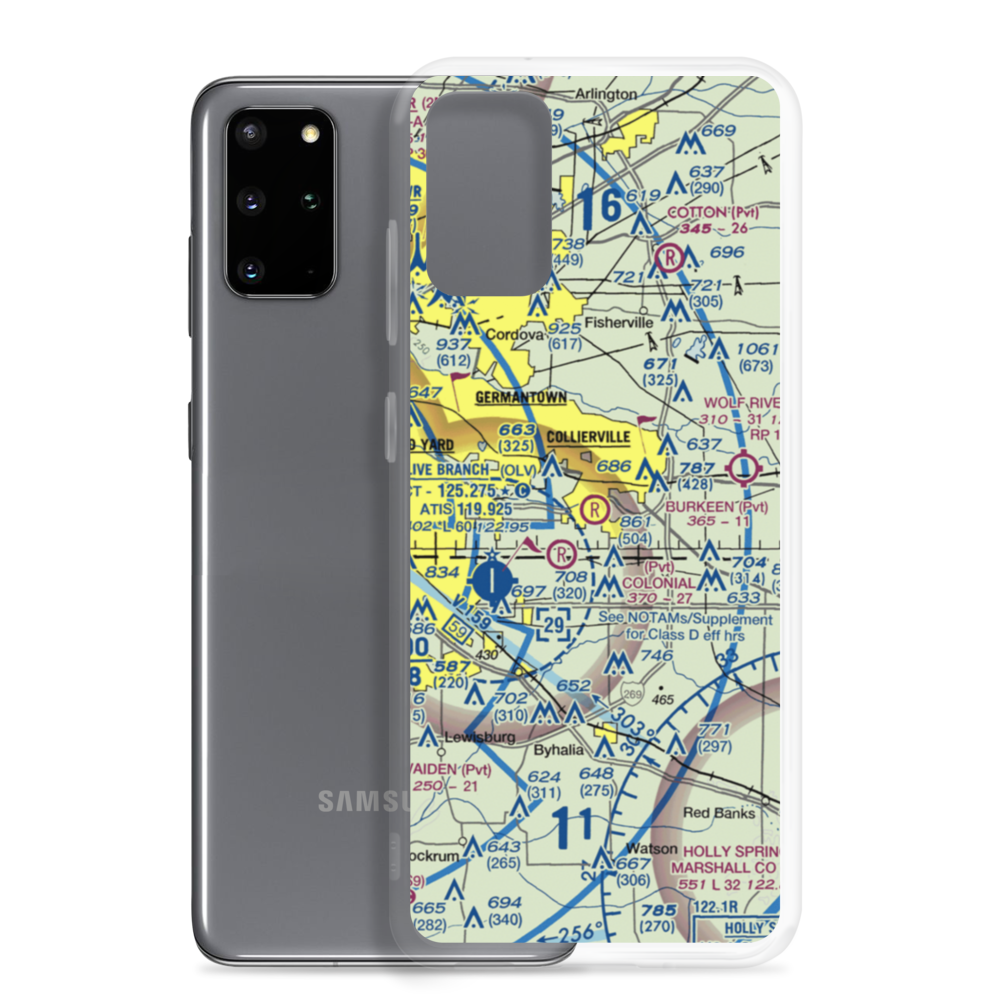 Burkeen Field (TN70) VFR Sectional Samsung Case Samsung Galaxy S20 Plus model shown