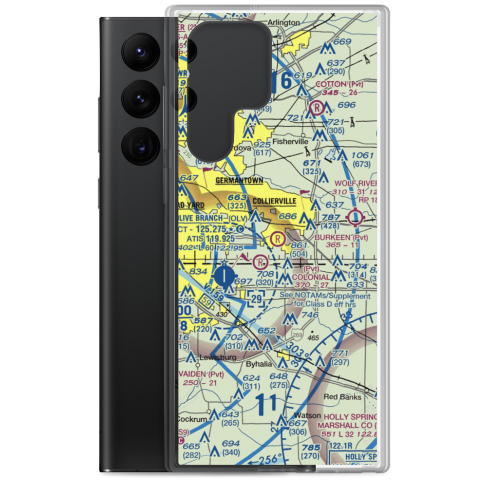 Burkeen Field (TN70) VFR Sectional Samsung Case Samsung Galaxy S22 Ultra model shown