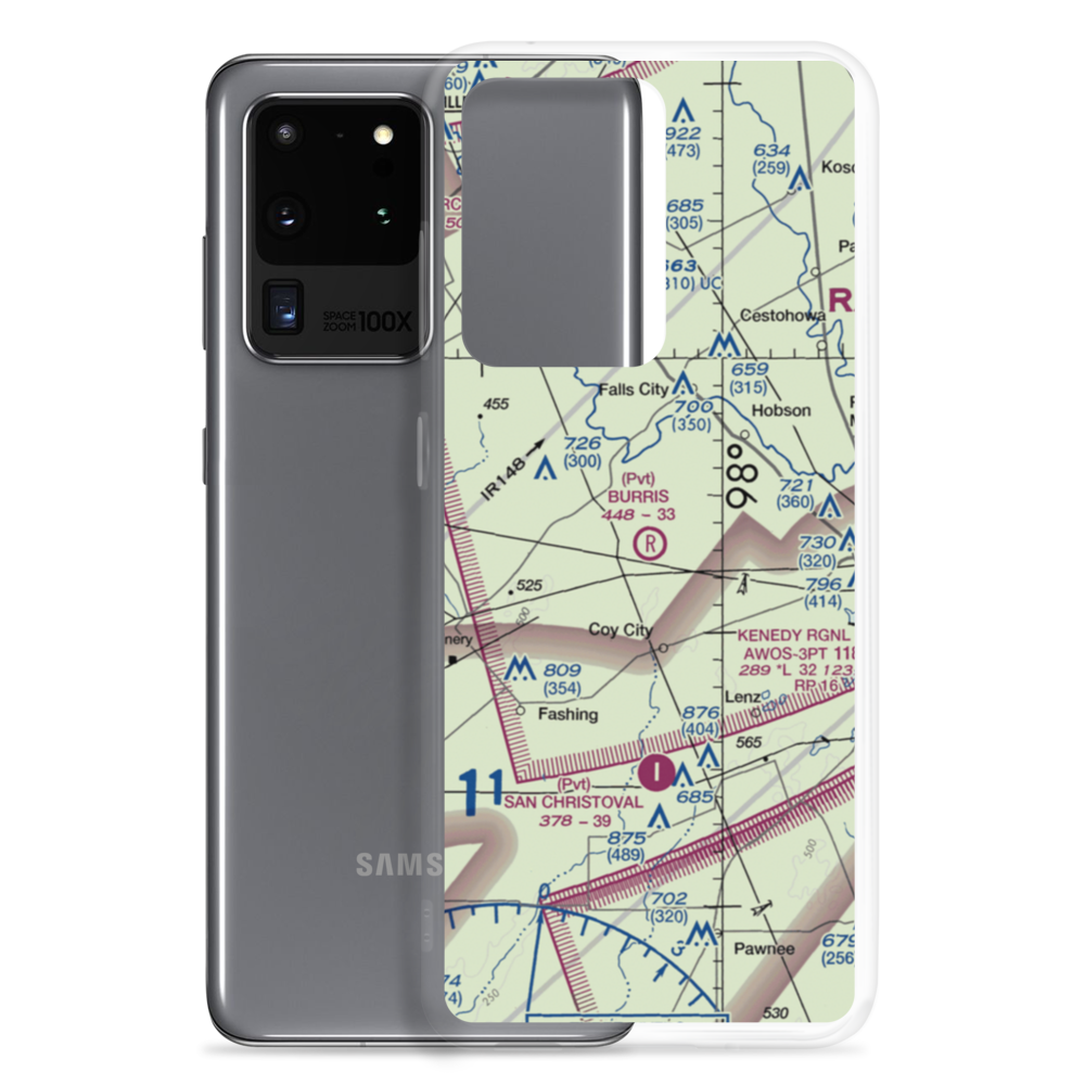 Burris Ranch Airport (2TE6) VFR Sectional Samsung Case Samsung Galaxy S20 Ultra model shown