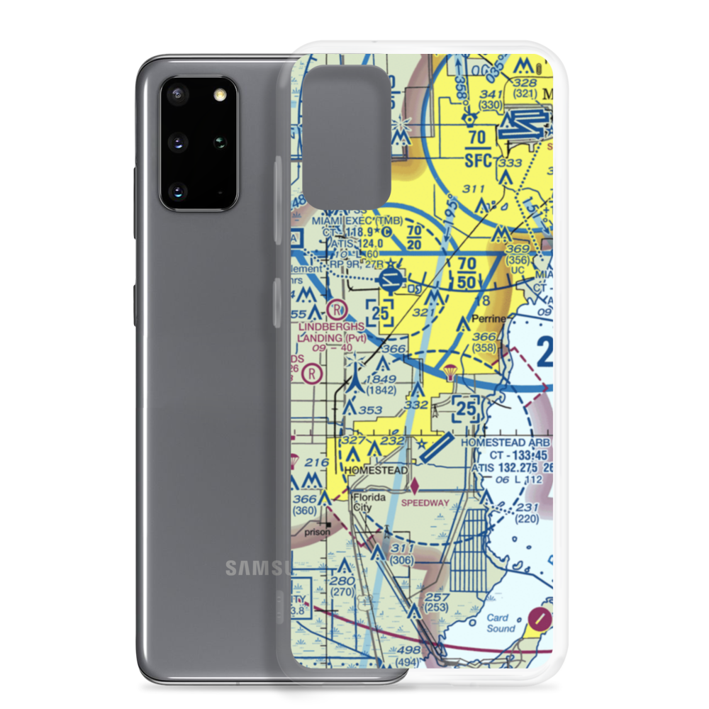 Burrs Strip (14FA) VFR Sectional Samsung Case Samsung Galaxy S20 Plus model shown