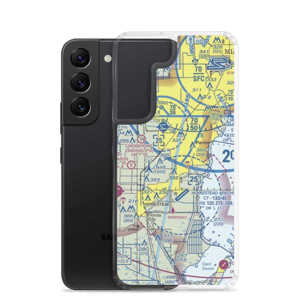Burrs Strip (14FA) VFR Sectional Samsung Case Samsung Galaxy S22 model shown