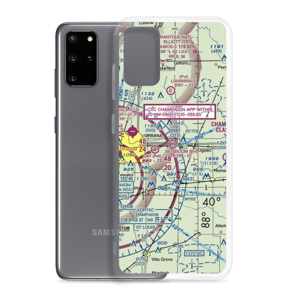Busboom RLA Restricted Landing Area (0LL5) VFR Sectional Samsung Case Samsung Galaxy S20 Plus model shown