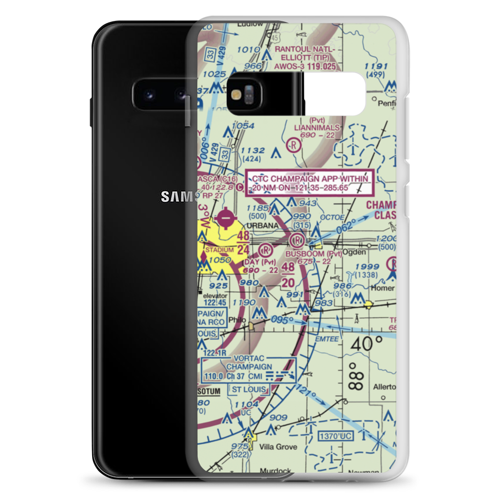 Busboom RLA Restricted Landing Area (0LL5) VFR Sectional Samsung Case Samsung Galaxy S10+ model shown