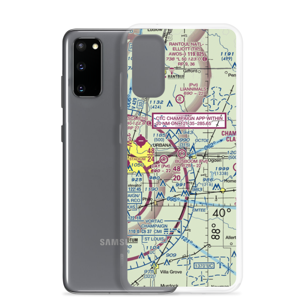 Busboom RLA Restricted Landing Area (0LL5) VFR Sectional Samsung Case Samsung Galaxy S20 model shown