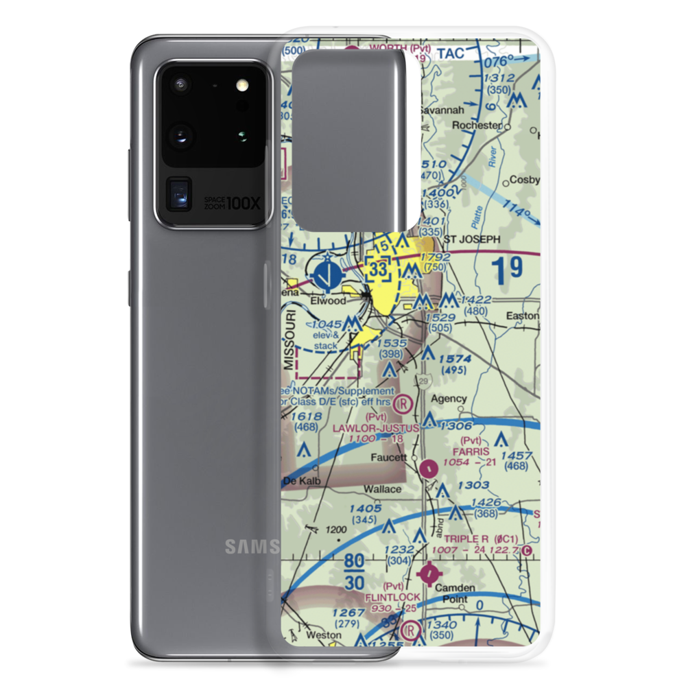 Butch's Strip STOLport (44MO) VFR Sectional Samsung Case Samsung Galaxy S20 Ultra model shown
