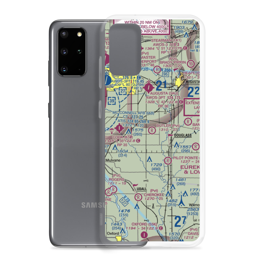 Butler Airpark (4KS7) VFR Sectional Samsung Case Samsung Galaxy S20 Plus model shown