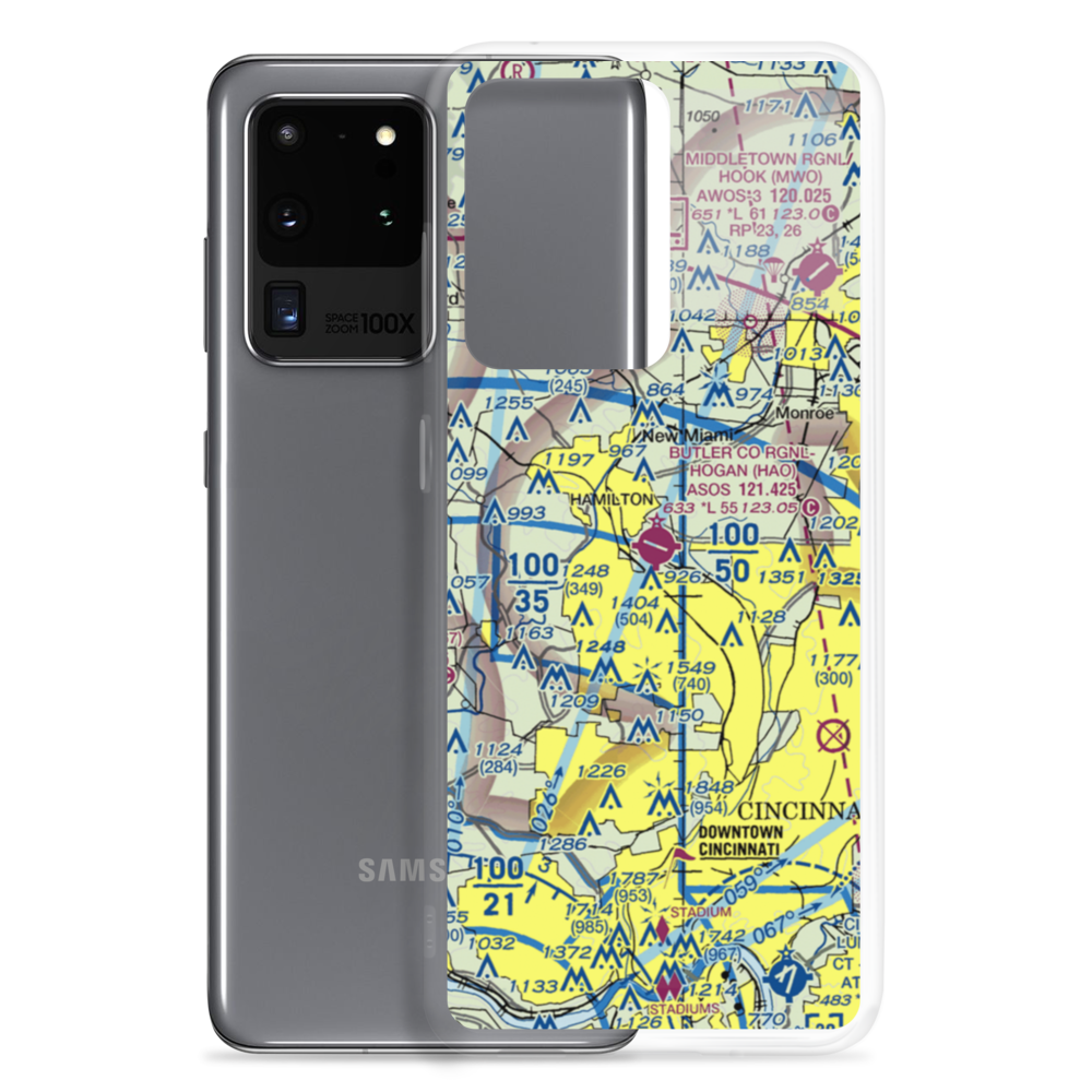 Butler Co Regional Airport - Hogan Field (HAO) VFR Sectional Samsung Case Samsung Galaxy S20 Ultra model shown