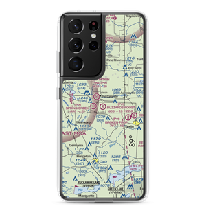 Buzzards Roost Airport (1WI7) VFR Sectional Samsung Case