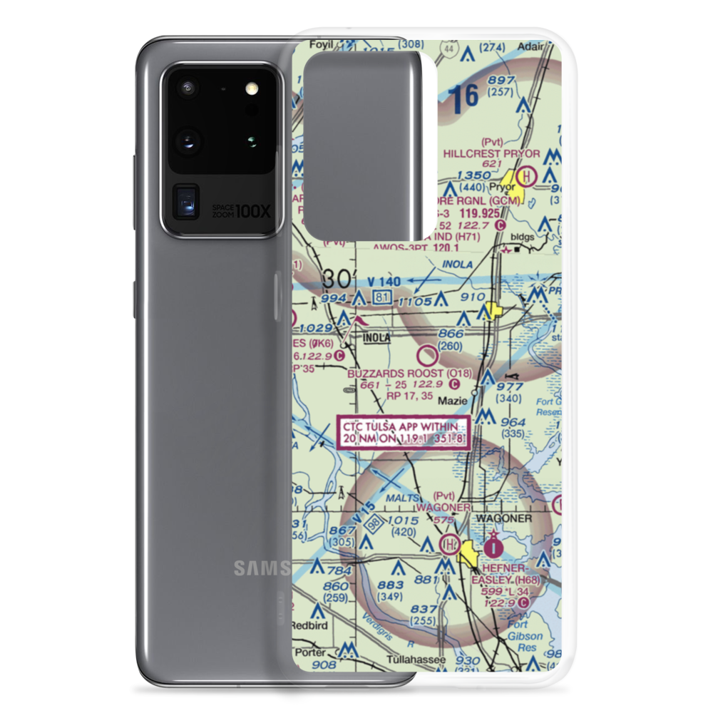 Buzzards Roost Airport (O18) VFR Sectional Samsung Case Samsung Galaxy S20 Ultra model shown