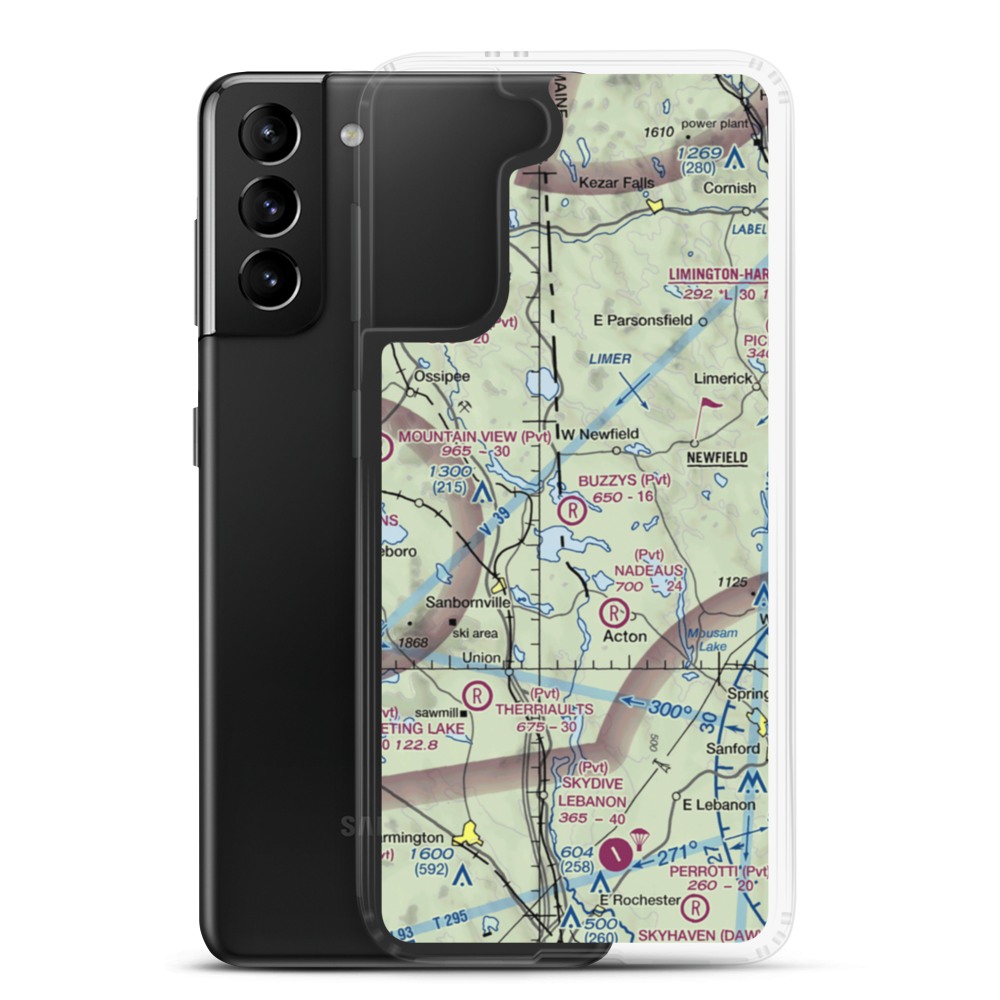Buzzy's Field (ME89) VFR Sectional Samsung Case Samsung Galaxy S21 Plus model shown