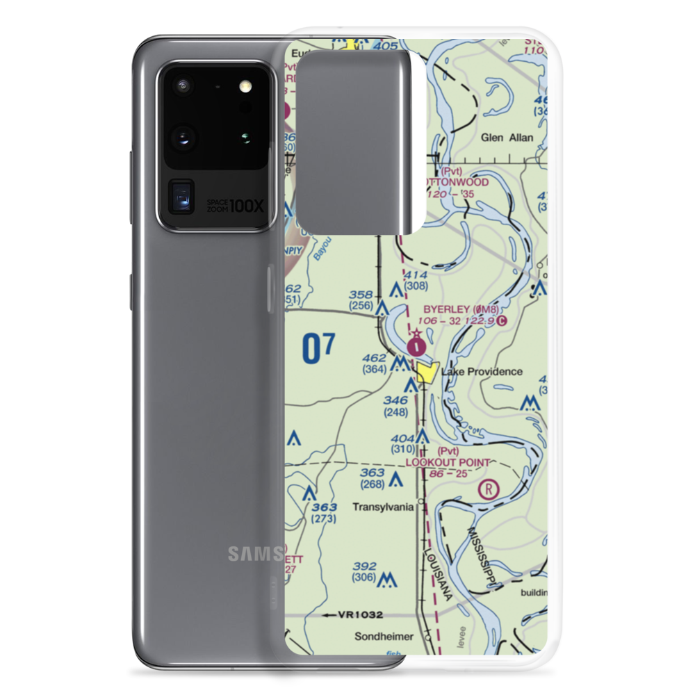 Byerley Airport (0M8) VFR Sectional Samsung Case Samsung Galaxy S20 Ultra model shown