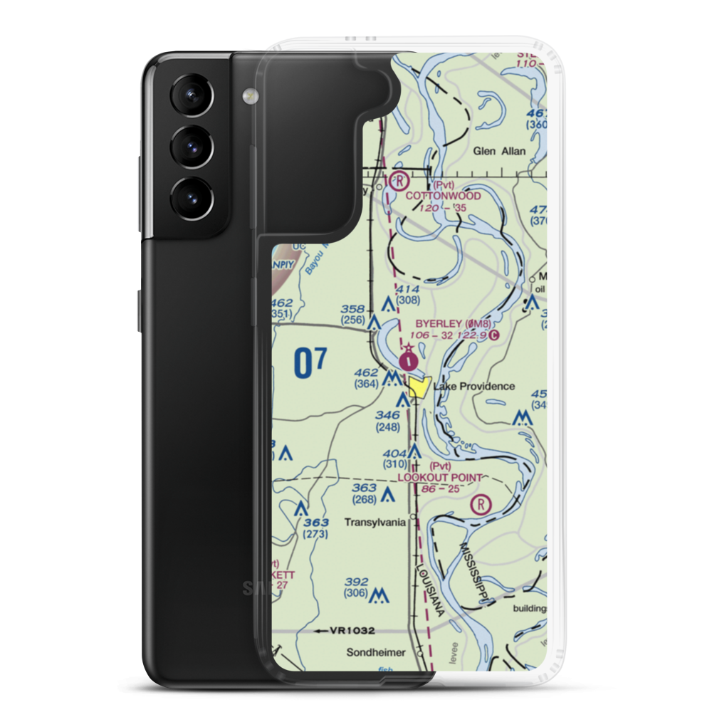 Byerley Airport (0M8) VFR Sectional Samsung Case Samsung Galaxy S21 Plus model shown