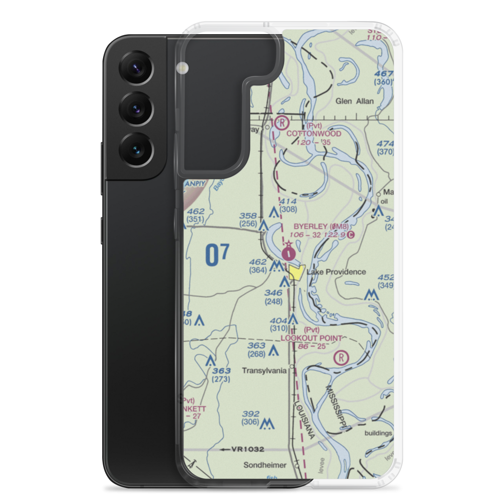 Byerley Airport (0M8) VFR Sectional Samsung Case Samsung Galaxy S22 Plus model shown