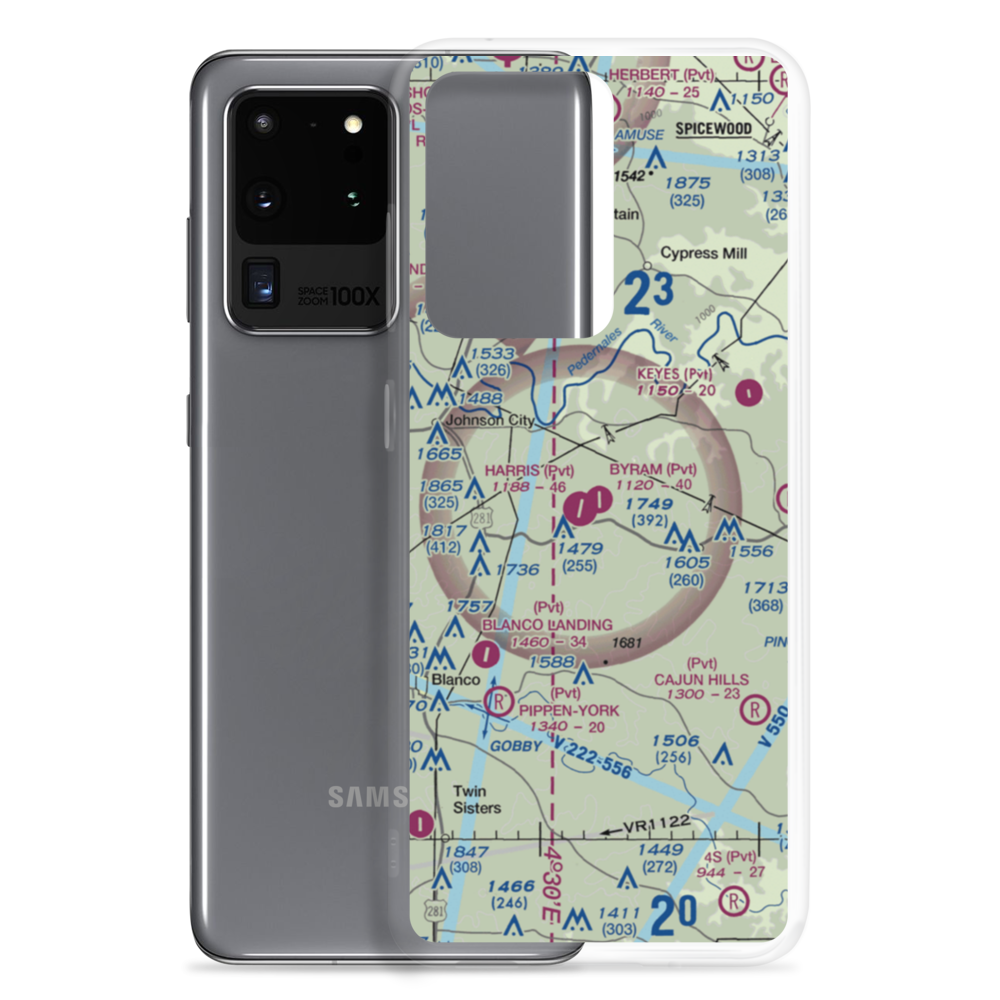 Byram Ranch Airport (63XS) VFR Sectional Samsung Case Samsung Galaxy S20 Ultra model shown