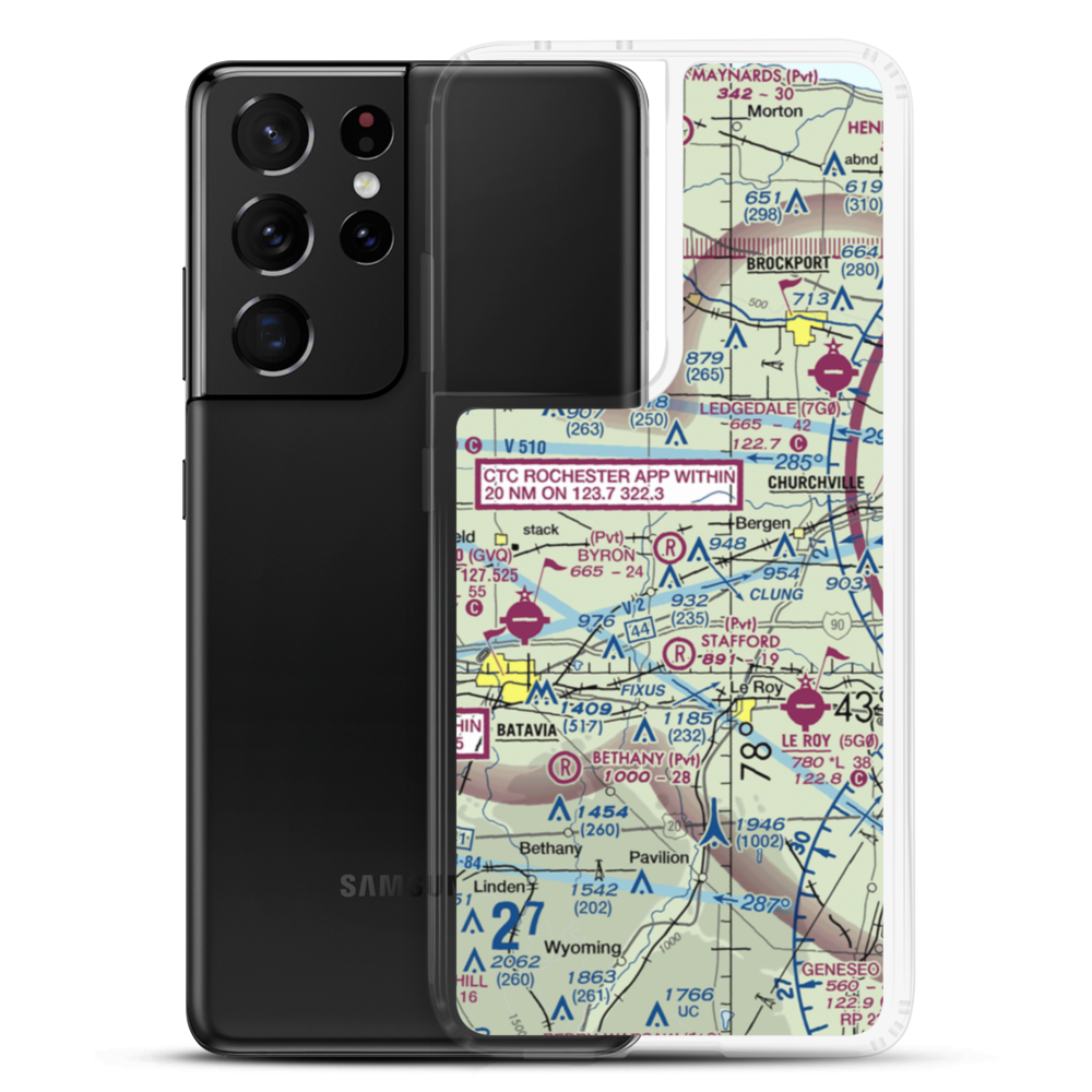 Byron Airpark (2NY4) VFR Sectional Samsung Case Samsung Galaxy S21 Ultra model shown