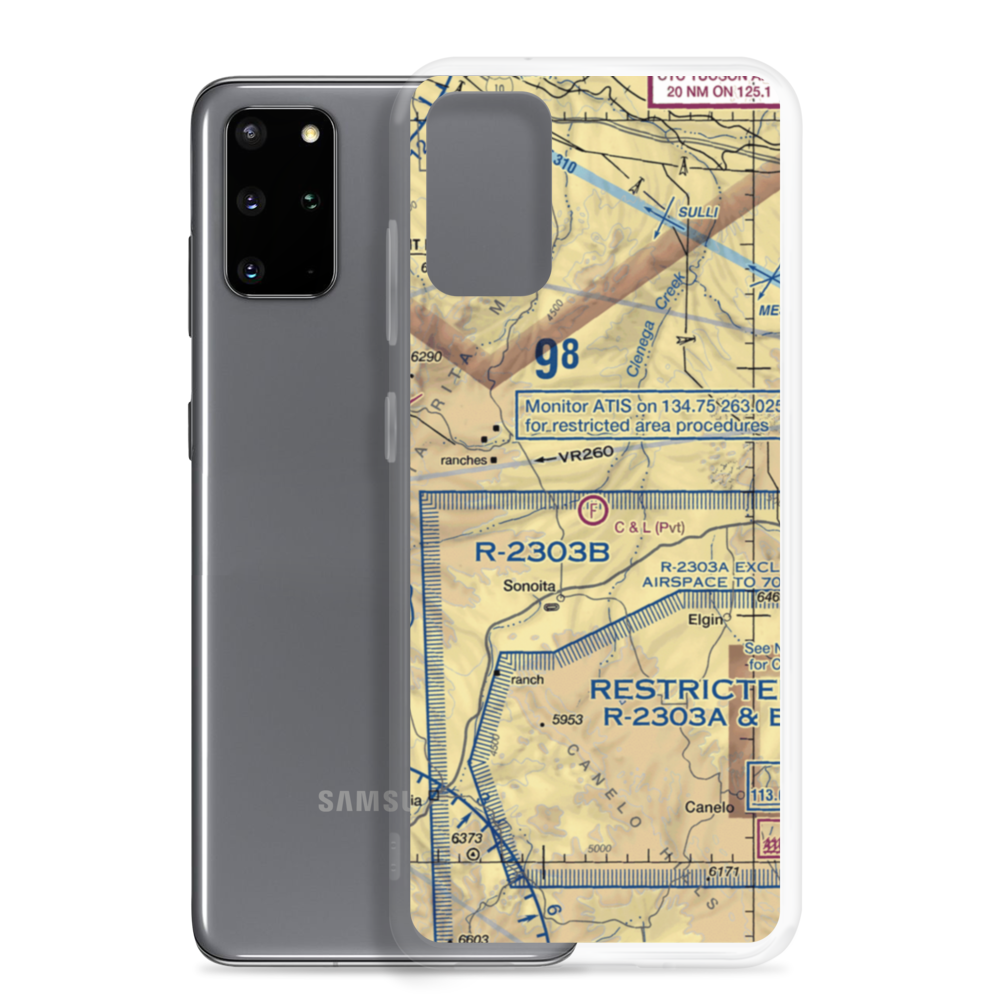 C & L Ranch Ultralightport (AZ19) VFR Sectional Samsung Case Samsung Galaxy S20 Plus model shown