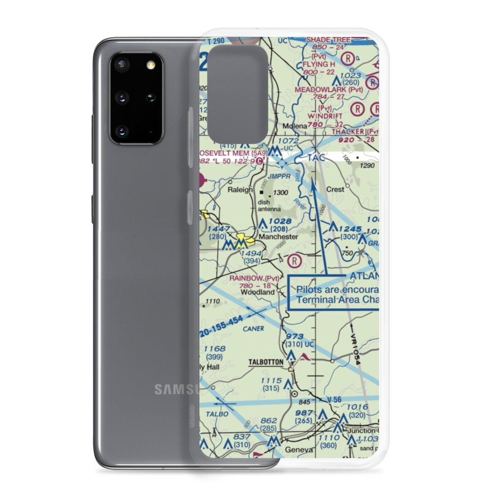 C & W Air Park (1GE2) VFR Sectional Samsung Case Samsung Galaxy S20 Plus model shown