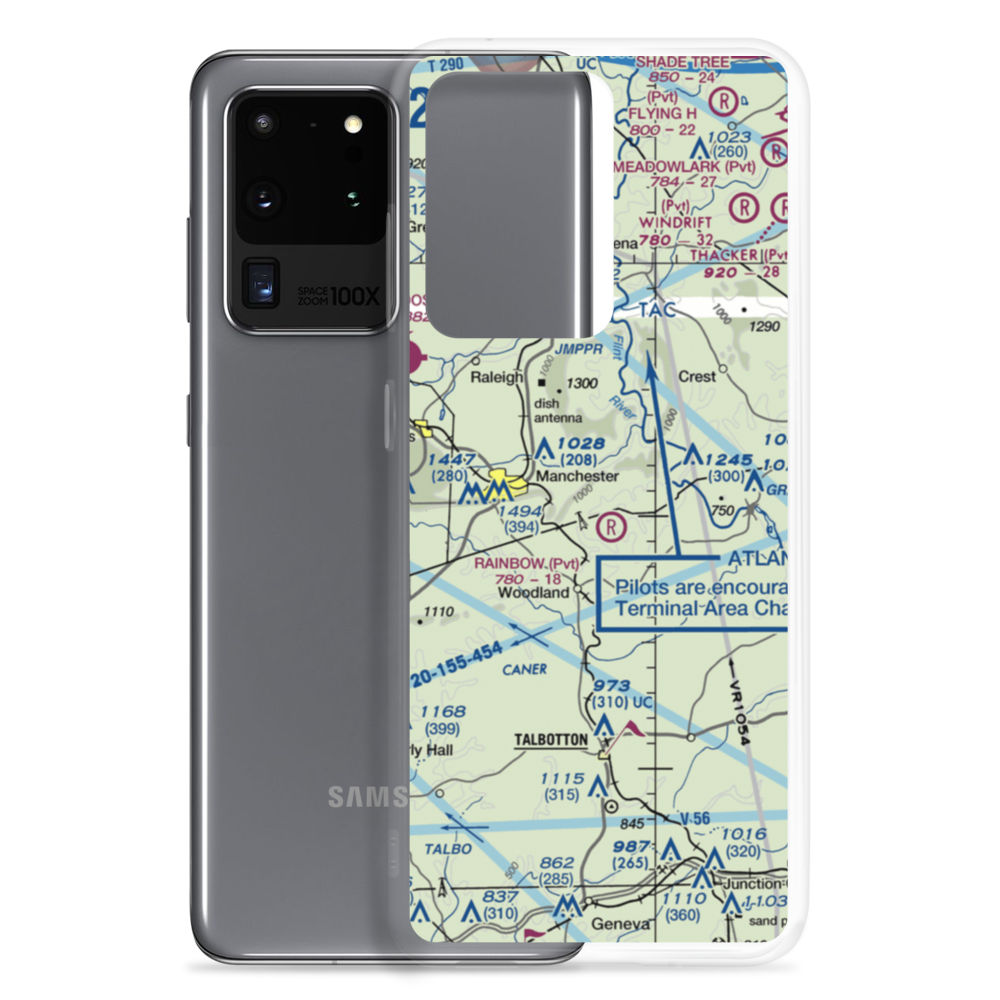 C & W Air Park (1GE2) VFR Sectional Samsung Case Samsung Galaxy S20 Ultra model shown