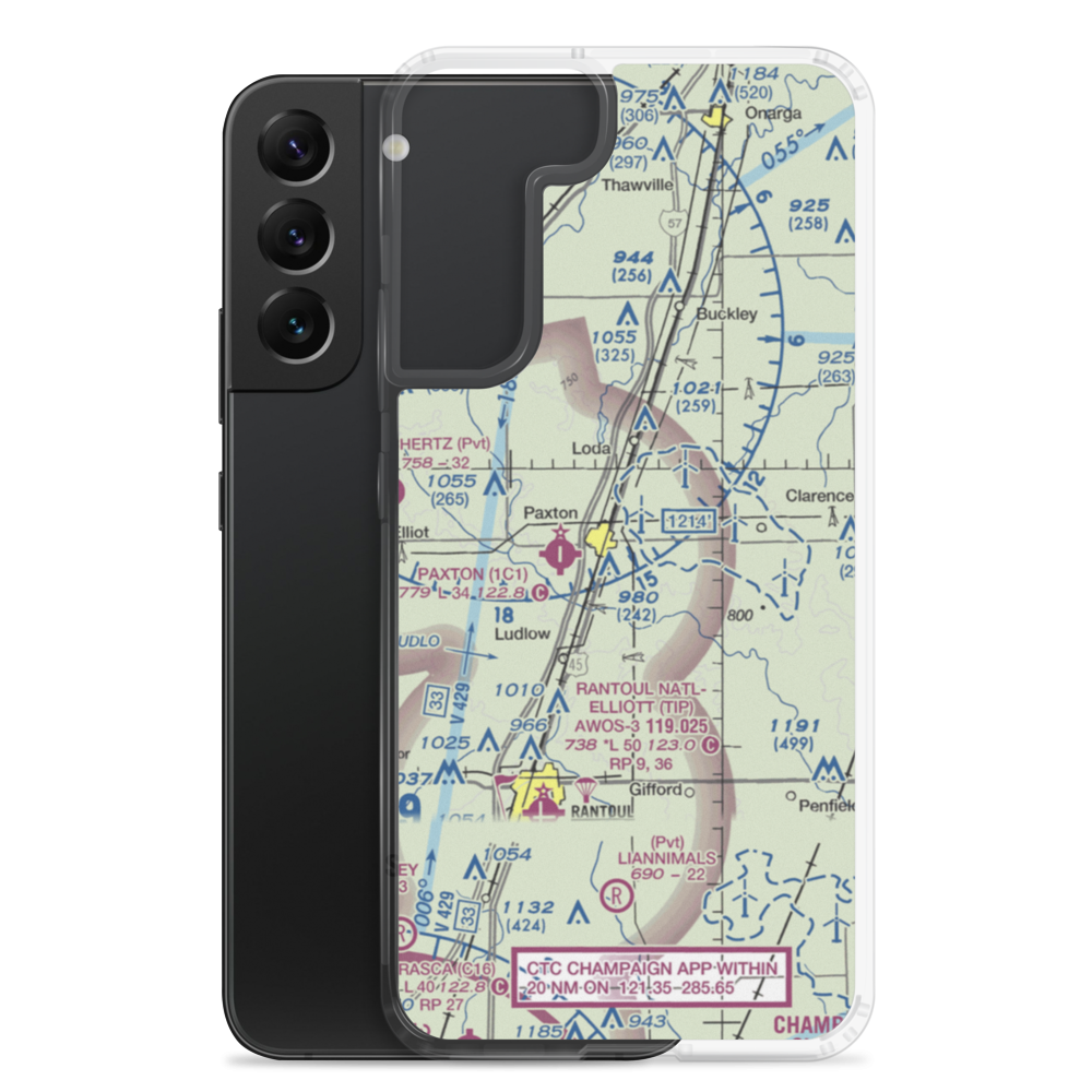 C D Maulding Airport (LL32) VFR Sectional Samsung Case Samsung Galaxy S22 Plus model shown