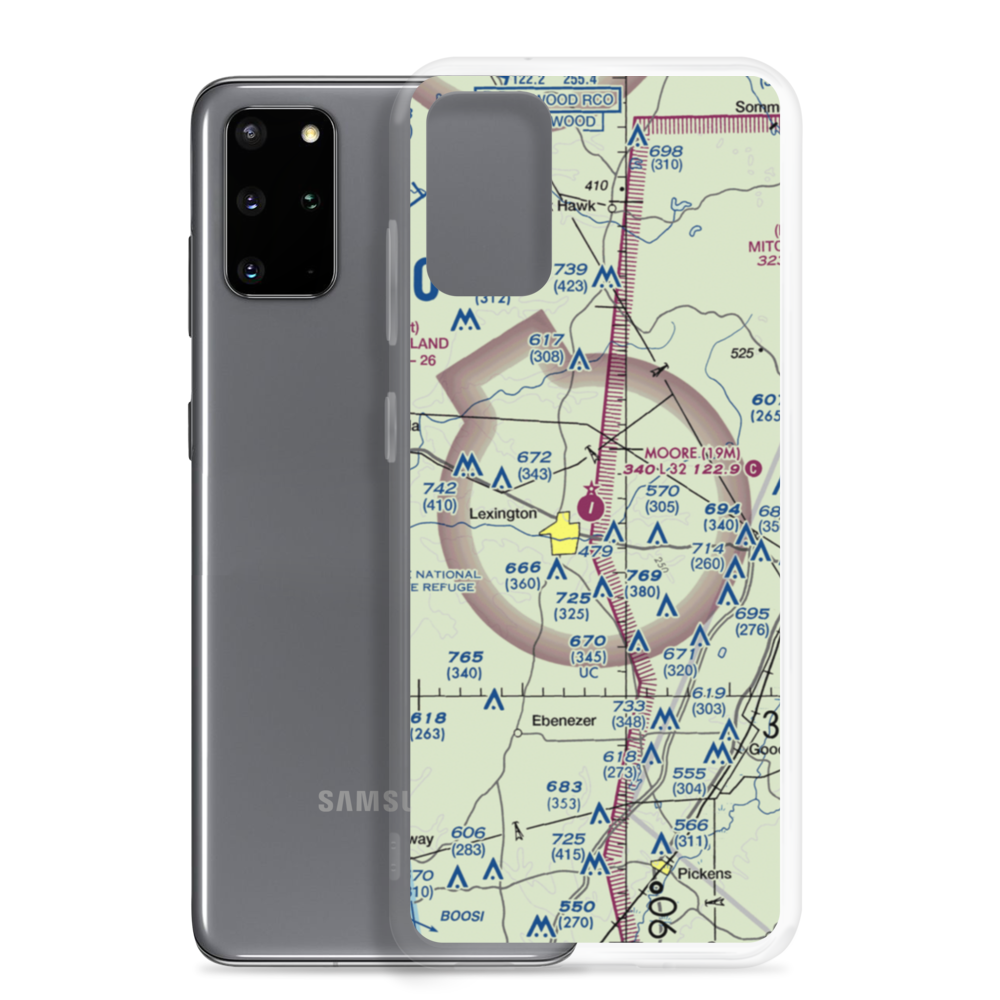 C. A. Moore Airport (19M) VFR Sectional Samsung Case Samsung Galaxy S20 Plus model shown
