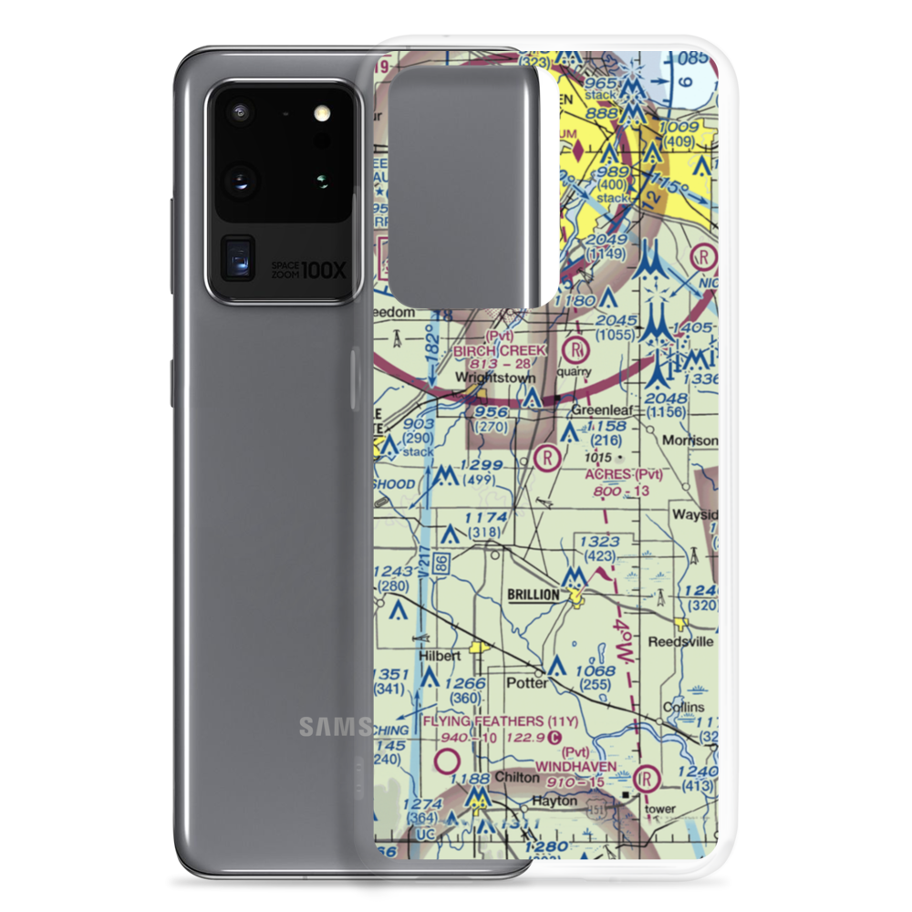 C. R. Acres Airport (2WS3) VFR Sectional Samsung Case Samsung Galaxy S20 Ultra model shown