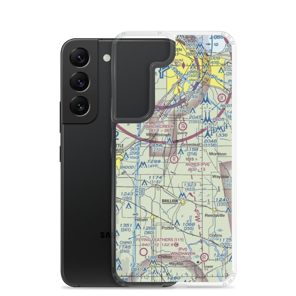 C. R. Acres Airport (2WS3) VFR Sectional Samsung Case Samsung Galaxy S22 model shown