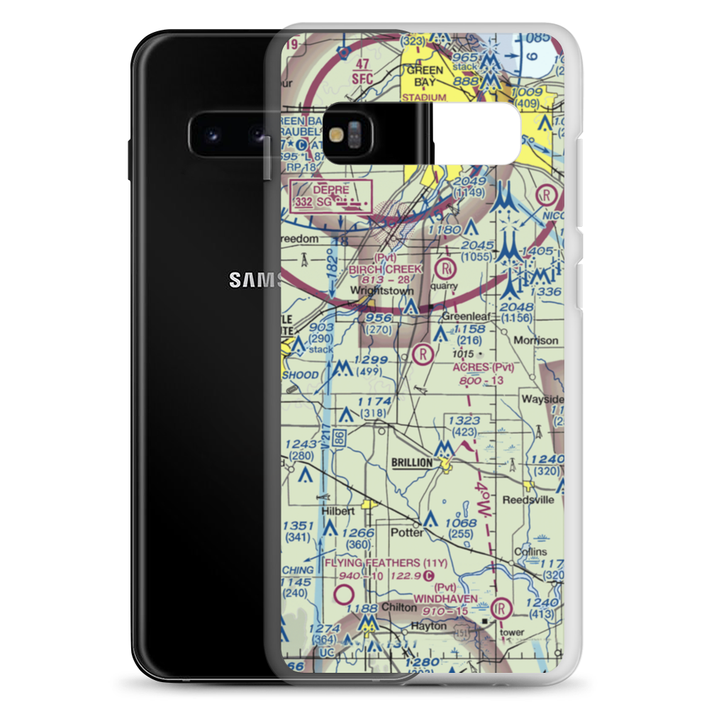 C. R. Acres Airport (2WS3) VFR Sectional Samsung Case Samsung Galaxy S10+ model shown