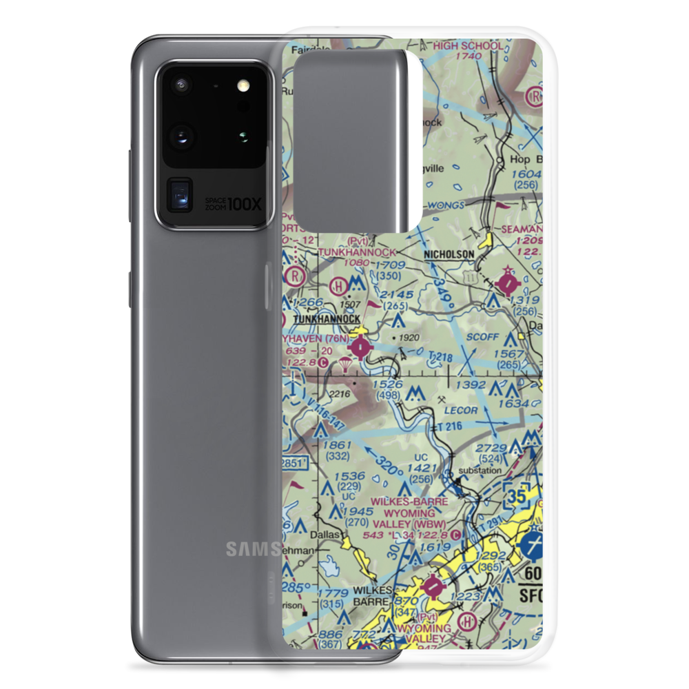 C.J.K. Airport (4PN8) VFR Sectional Samsung Case Samsung Galaxy S20 Ultra model shown