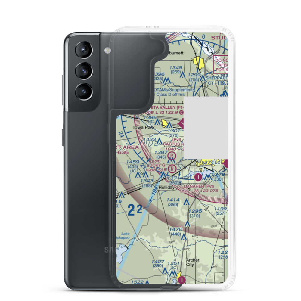 Cactus Hill Airport (29TA) VFR Sectional Samsung Case Samsung Galaxy S21 model shown