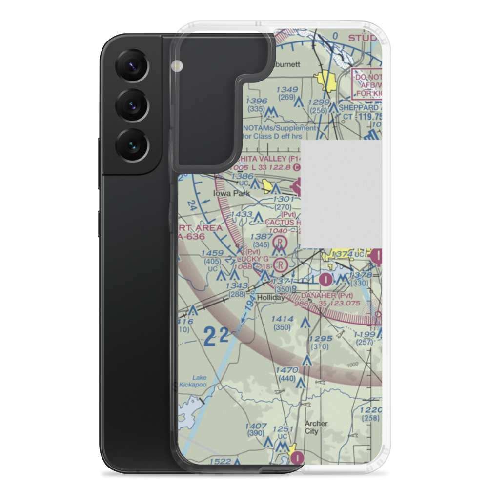 Cactus Hill Airport (29TA) VFR Sectional Samsung Case Samsung Galaxy S22 Plus model shown