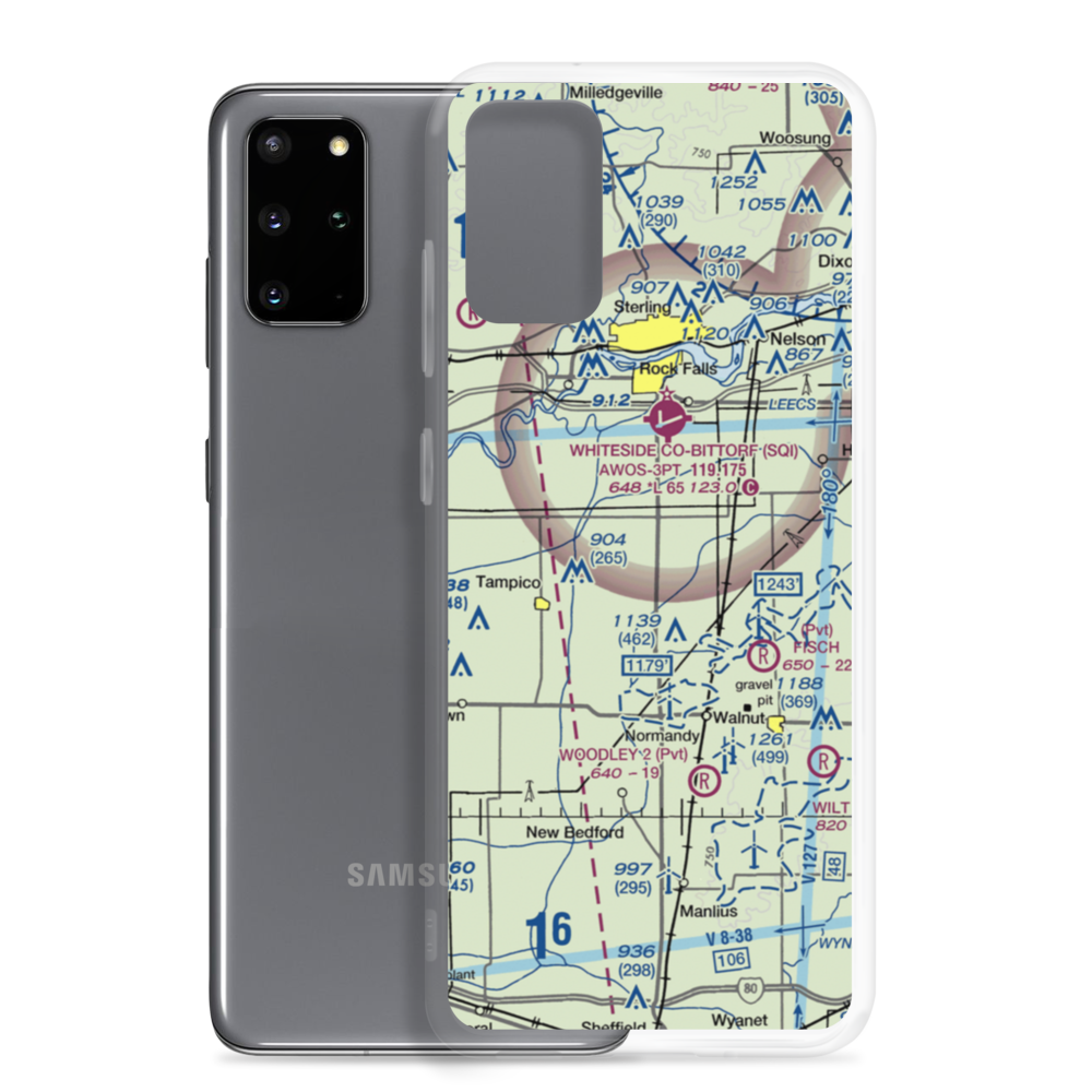 Cady Aerial RLA Restricted Landing Area (0IS3) VFR Sectional Samsung Case Samsung Galaxy S20 Plus model shown