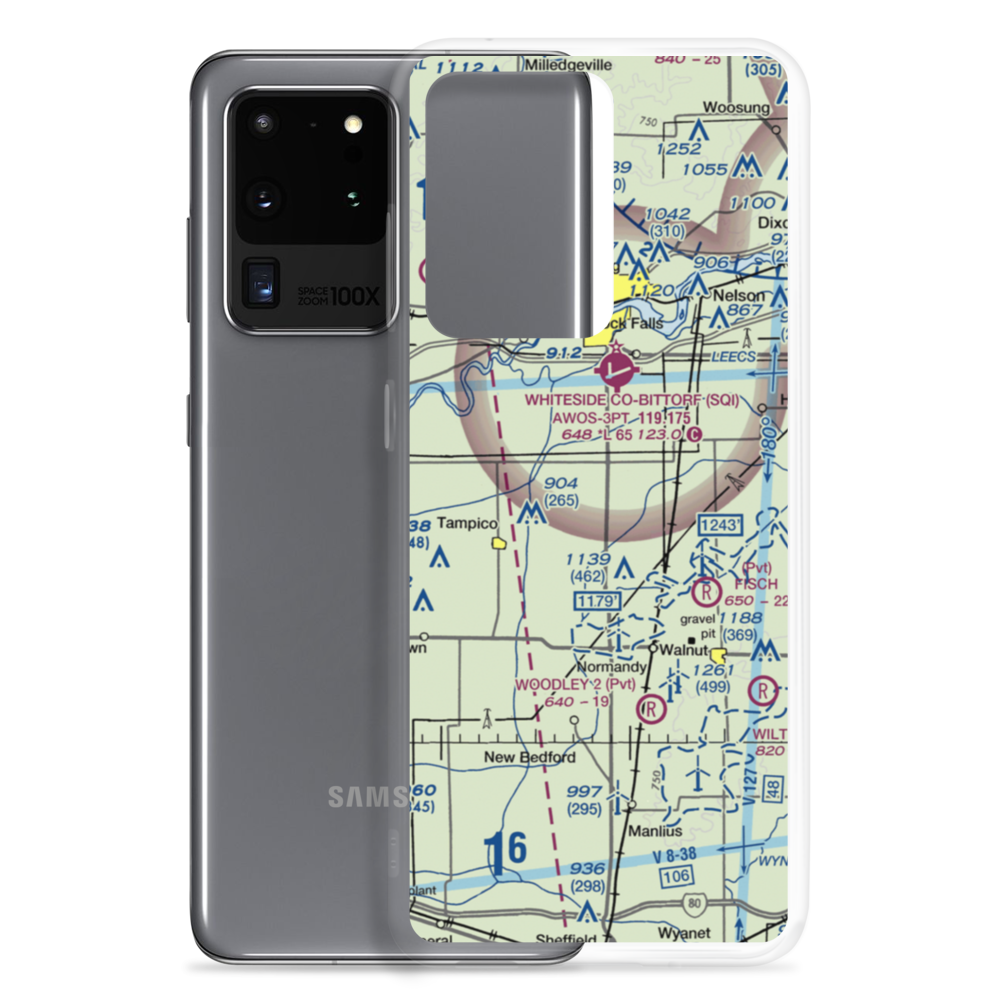 Cady Aerial RLA Restricted Landing Area (0IS3) VFR Sectional Samsung Case Samsung Galaxy S20 Ultra model shown